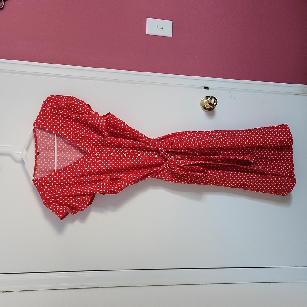 Red Polka Dot dress